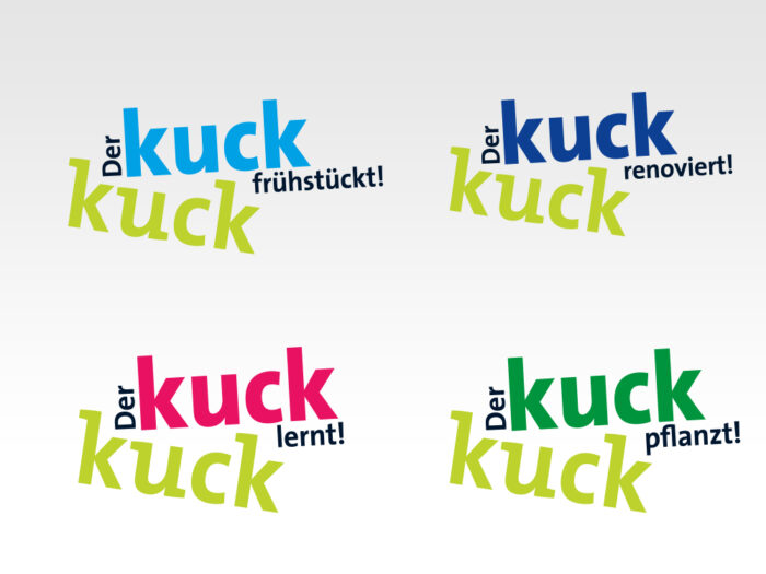 kuckuck_logo_varianten Logoentwicklung Quartiersmarketing