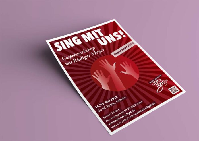 Visueller Auftritt Gospelchor