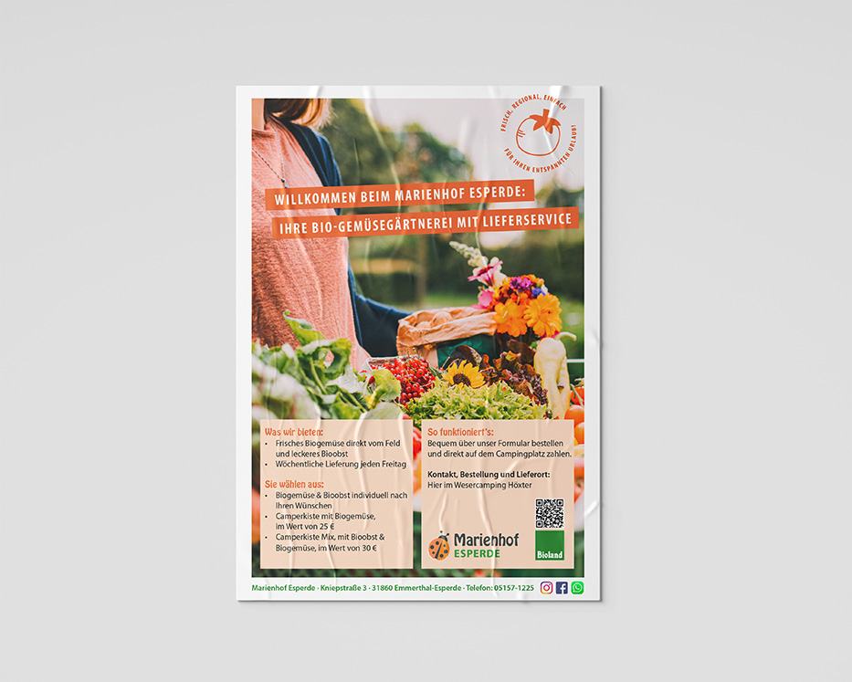 plakat_campingplatz Markendesign Biohof