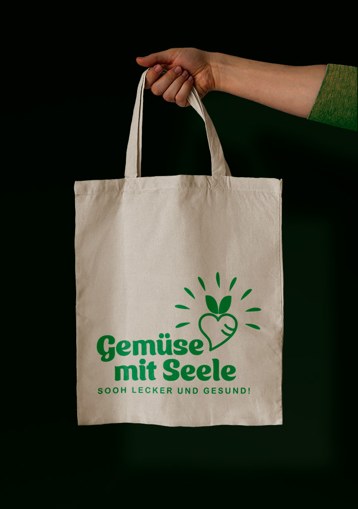 tasche_seele Gemüse mit Seele Logo